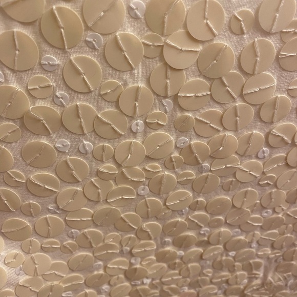 Venus White Sequin Dress Size Medium - Picture 4 of 4